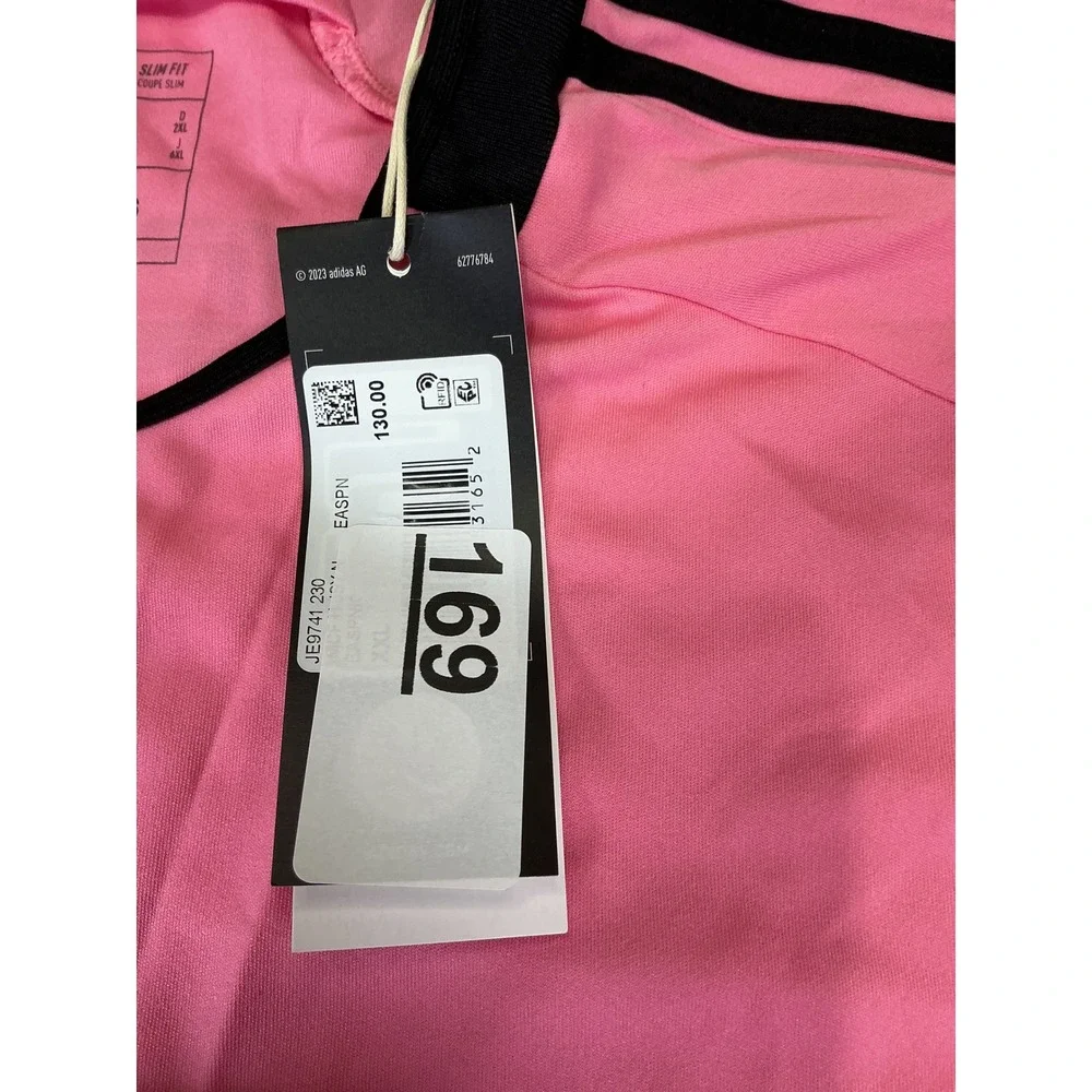 Adidas Inter Miami Messi #10 Pink Jersey Mens 2XL‎ Soccer MLS AEROREADY NEW